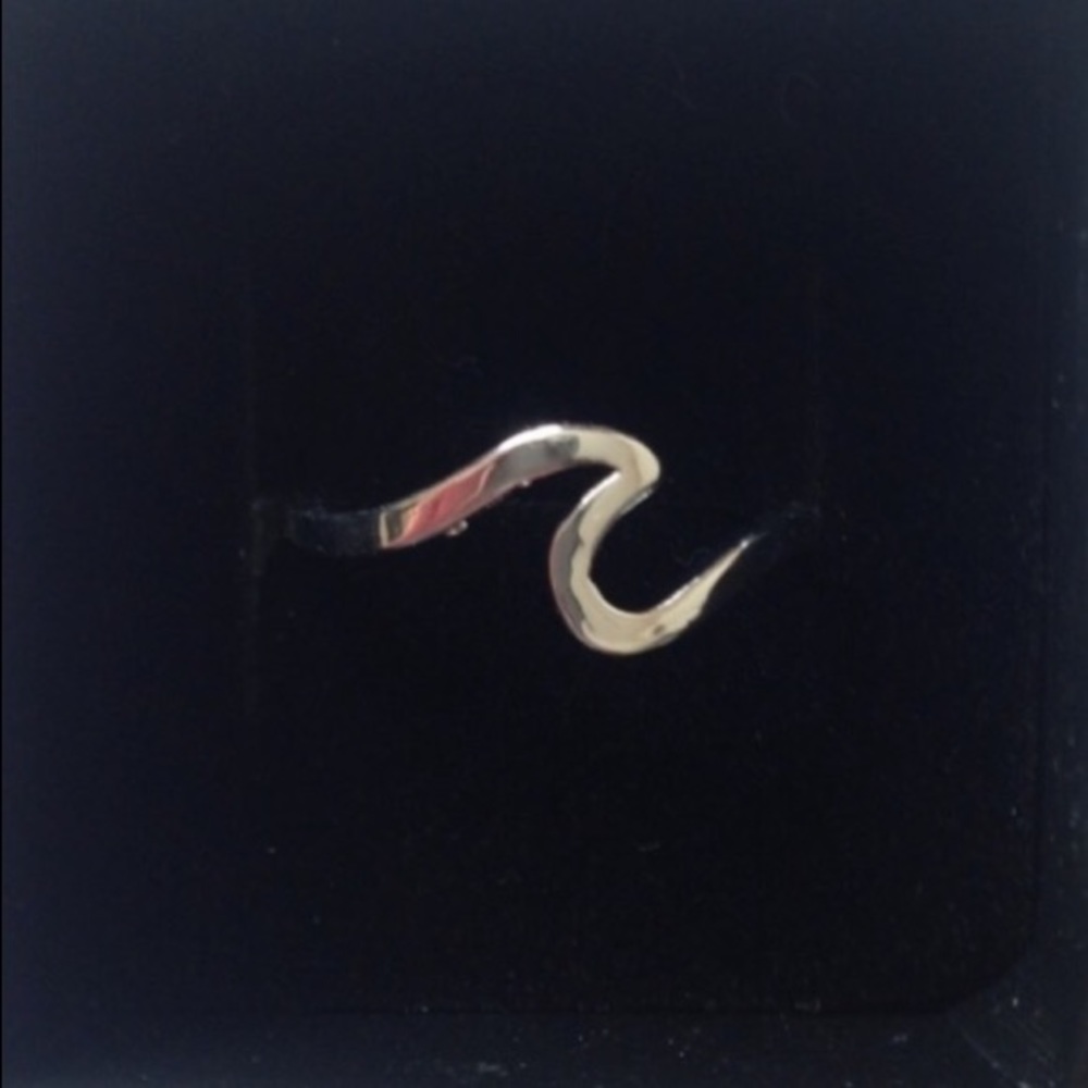 LAST 1❗️NWT 925 Silver Ocean Wave Ring - Picture 4 of 4